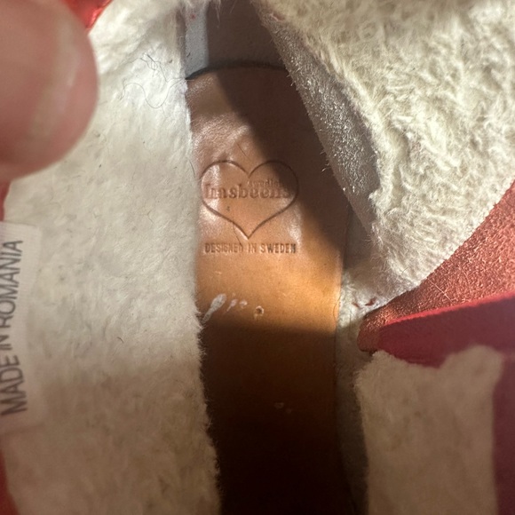 Cute burnt orange , rust red Hasbeen booties - Picture 5 of 5